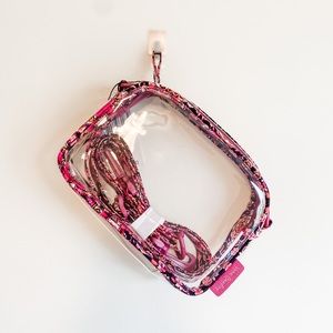 NWT Vera Bradley Clearly Colorful Stadium Bag